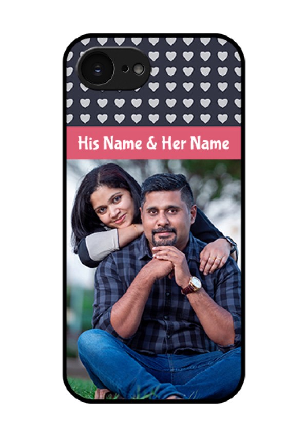 Apple iPhone 17e Custom Glass Phone Case - Love Symbols Design