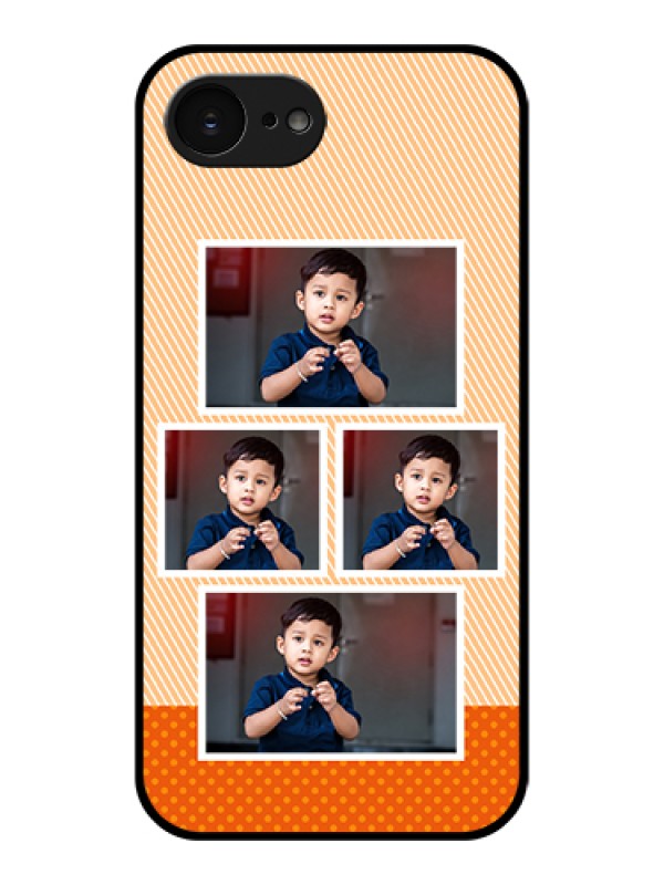 Custom Apple iPhone 17e Custom Glass Phone Case - Bulk Photos Upload Design
