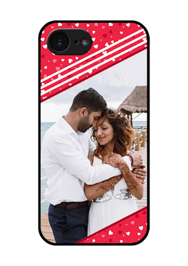 Apple iPhone 17e Custom Glass Phone Case - Valentines Gift Design