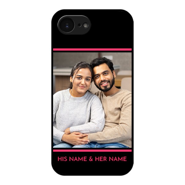 Apple iPhone 17e Custom Glass Phone Case - With Add Text Design