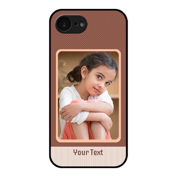 Apple iPhone 17e Custom Glass Phone Case - Simple Pic Upload Design Apple iPhone 17e Custom Glass Phone Case - Simple Pic Upload Design