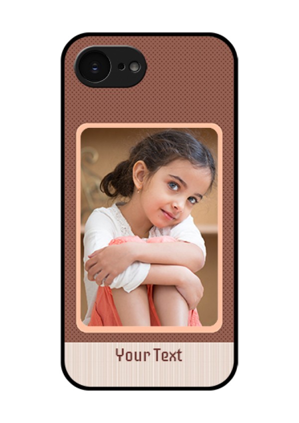 Apple iPhone 17e Custom Glass Phone Case - Simple Pic Upload Design