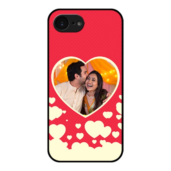Apple iPhone 17e Custom Glass Phone Case - Love Symbols Phone Cover Design