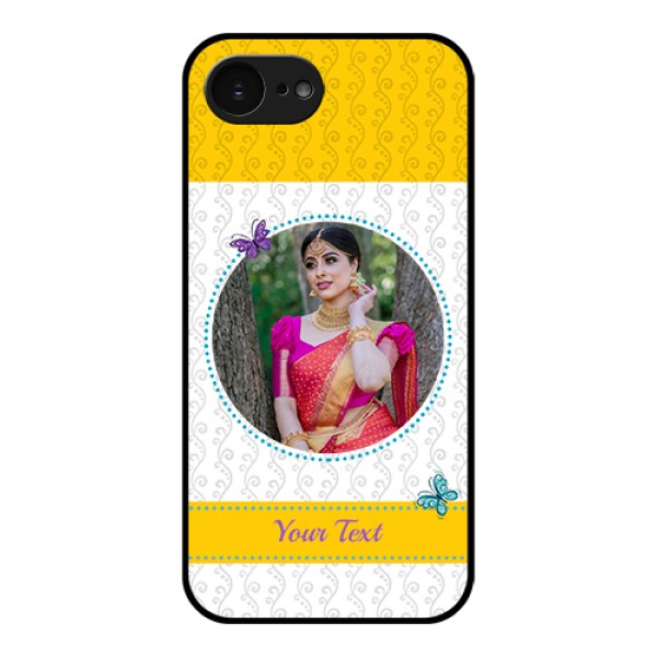 Apple iPhone 17e Custom Glass Phone Case - Girls Premium Case Design Apple iPhone 17e Custom Glass Phone Case - Girls Premium Case Design