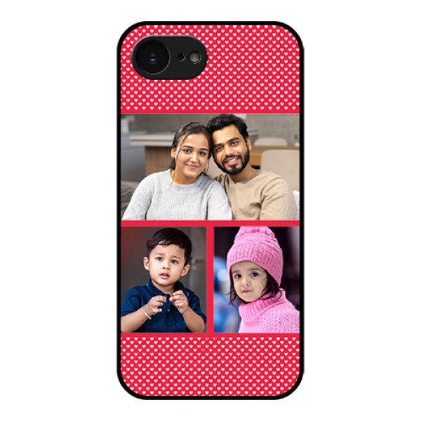 Apple iPhone 17e Custom Glass Phone Case - Bulk Photo Upload Design Apple iPhone 17e Custom Glass Phone Case - Bulk Photo Upload Design