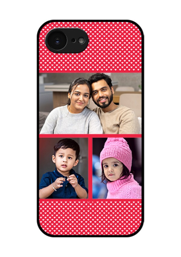Apple iPhone 17e Custom Glass Phone Case - Bulk Photo Upload Design