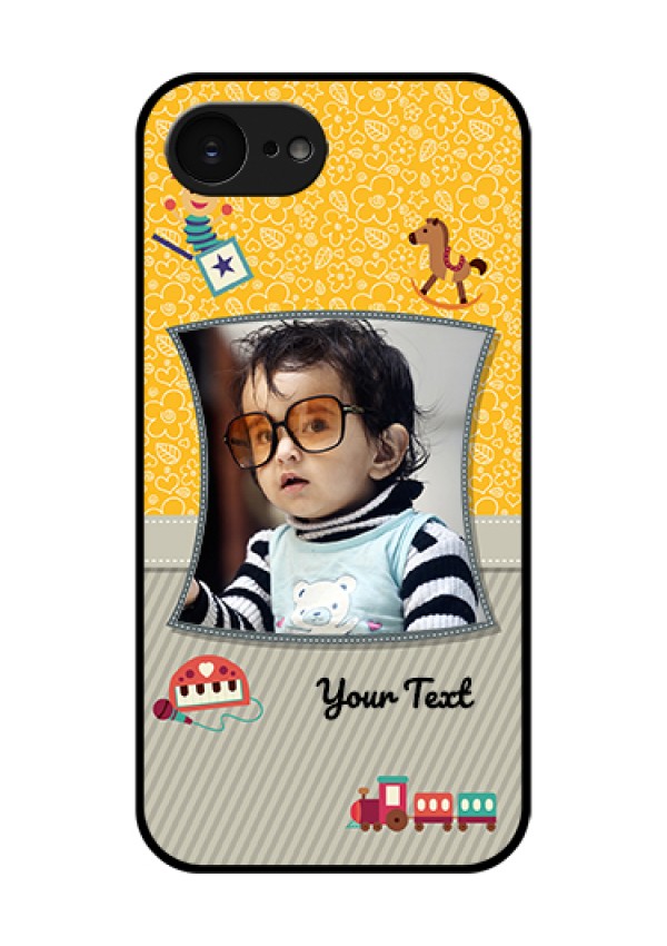 Apple iPhone 17e Custom Glass Phone Case - Baby Picture Upload Design