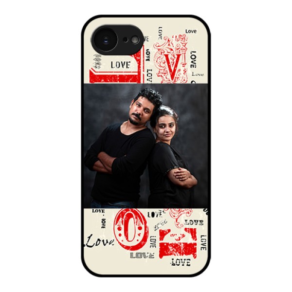 Apple iPhone 17e Custom Glass Phone Case - Trendy Love Design Case
