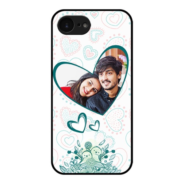 Apple iPhone 17e Custom Glass Phone Case - Premium Couple Design Apple iPhone 17e Custom Glass Phone Case - Premium Couple Design