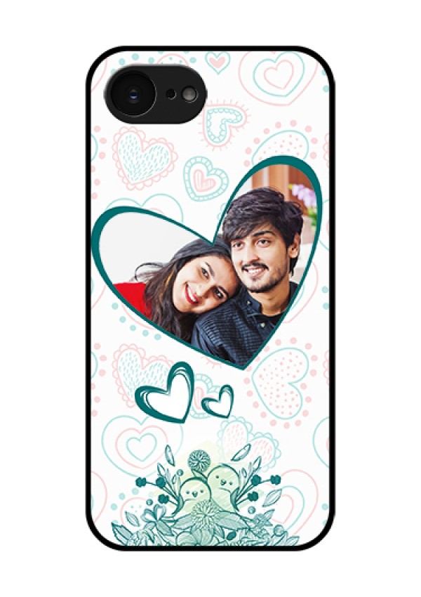 Apple iPhone 17e Custom Glass Phone Case - Premium Couple Design