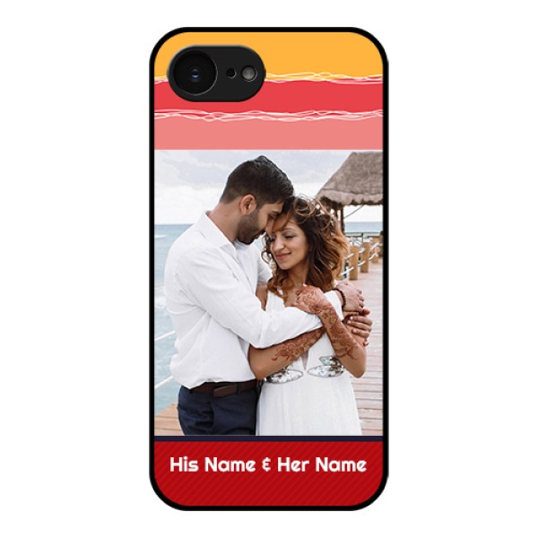 Apple iPhone 17e Custom Glass Phone Case - Colorful Case Design