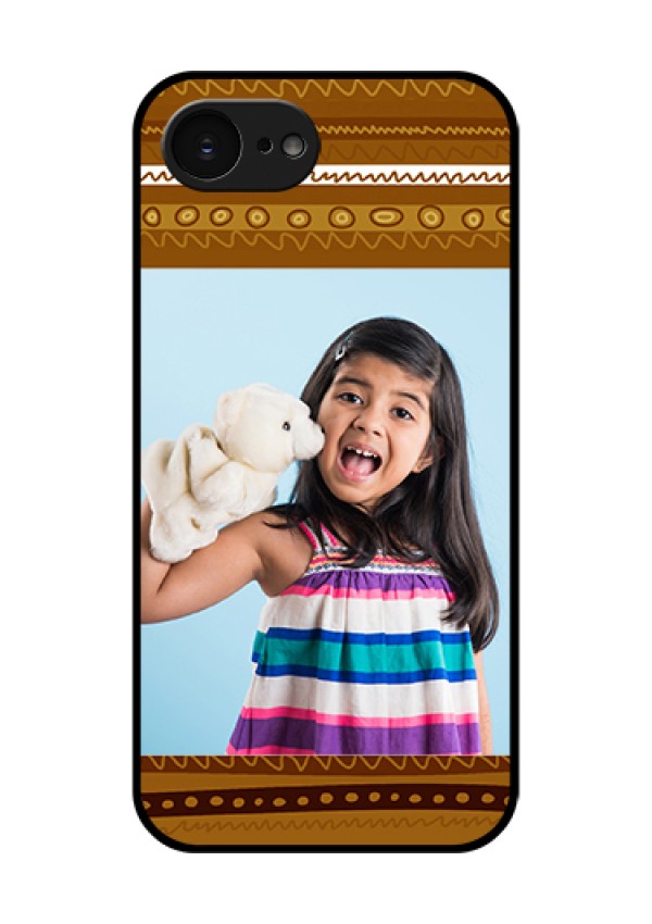 Apple iPhone 17e Custom Glass Phone Case - Friends Picture Upload Design