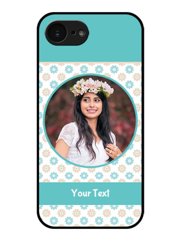 Custom Apple iPhone 17e Custom Glass Phone Case - Beautiful Flowers Design