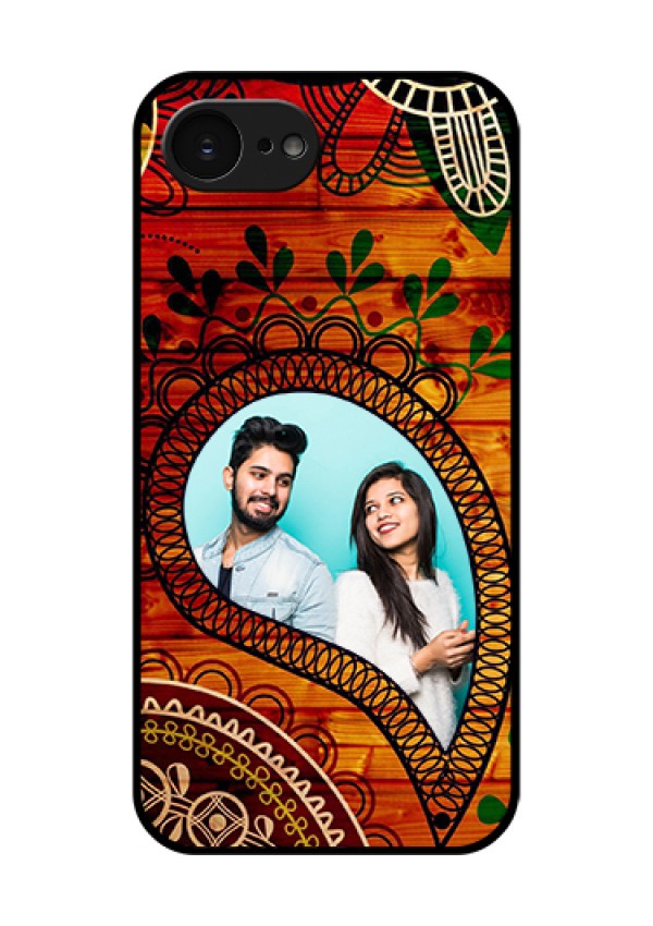 Apple iPhone 17e Custom Glass Phone Case - Abstract Colorful Design