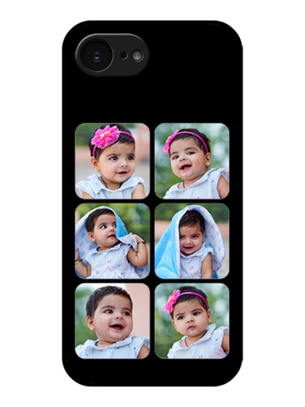 Custom Apple iPhone 17e Custom Glass Phone Case - Multiple Pictures Design