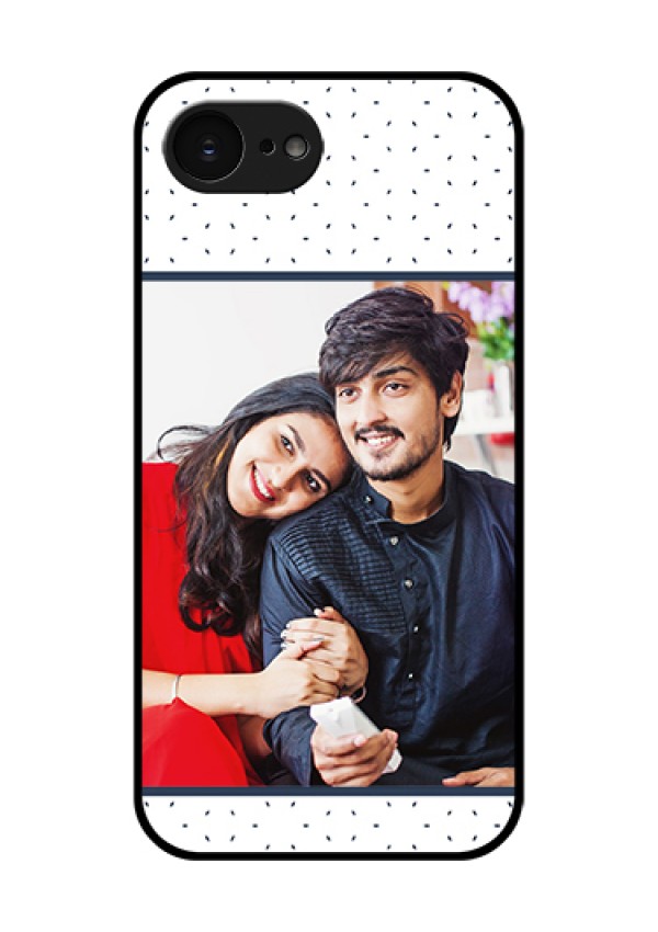 Apple iPhone 17e Custom Glass Phone Case - Premium Dot Design