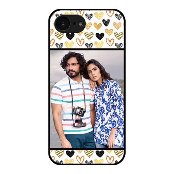 Apple iPhone 17e Custom Glass Phone Case - Love Symbol Design