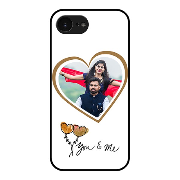 Apple iPhone 17e Custom Glass Phone Case - You & Me Design