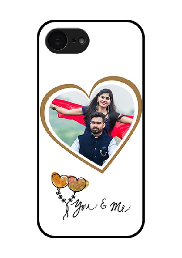 Apple iPhone 17e Custom Glass Phone Case - You & Me Design