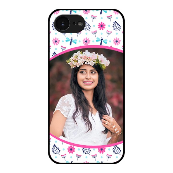 Apple iPhone 17e Custom Glass Phone Case - Colorful Flower Design