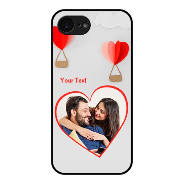 Apple iPhone 17e Custom Glass Phone Case - Parachute Love Design