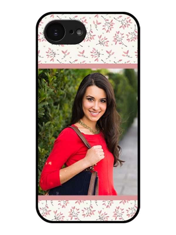 Custom Apple iPhone 17e Custom Glass Phone Case - Stunning Floral Design
