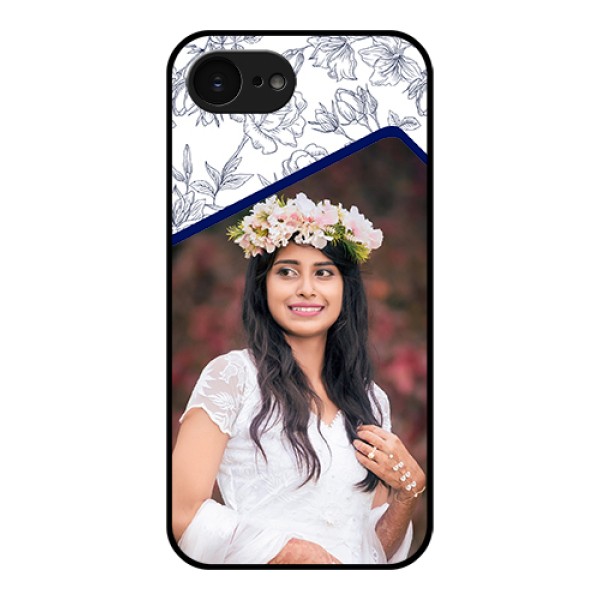 Apple iPhone 17e Custom Glass Phone Case - Classy Floral Design