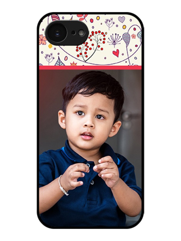 Custom Apple iPhone 17e Custom Glass Phone Case - Premium Floral Design