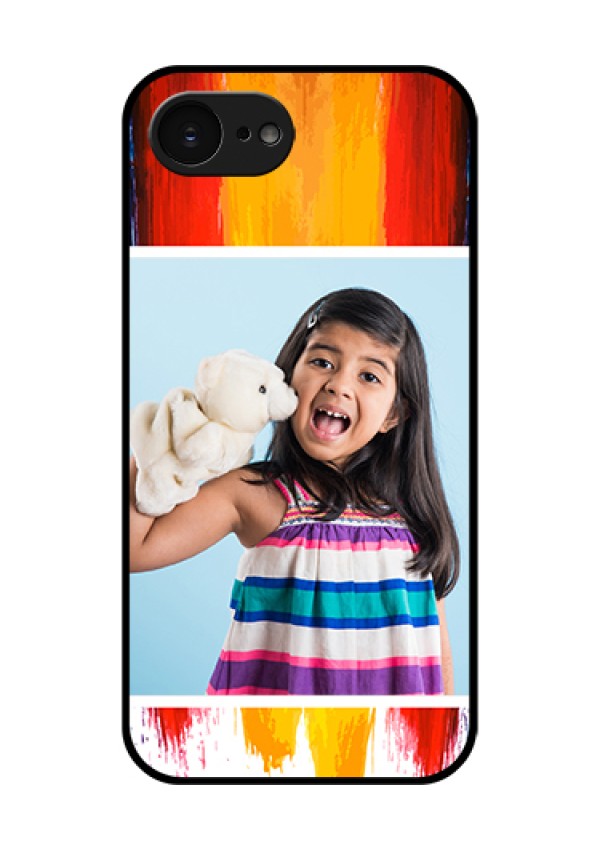 Apple iPhone 17e Custom Glass Phone Case - Multi Color Design