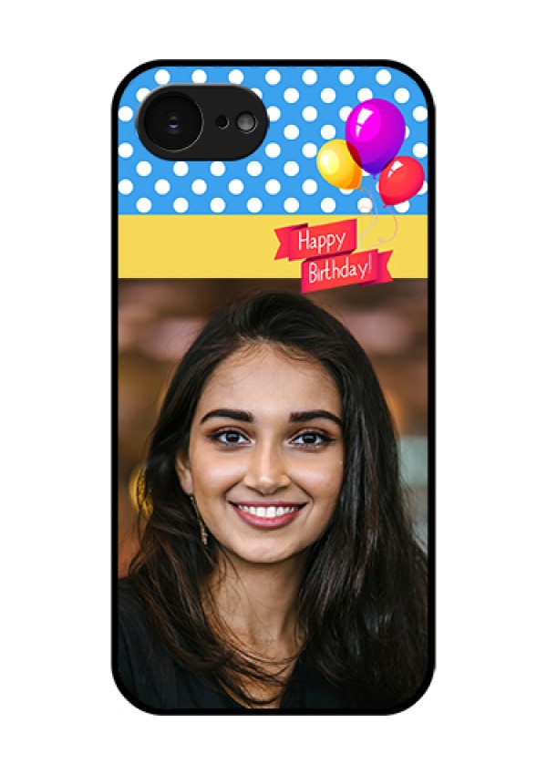 Apple iPhone 17e Custom Glass Phone Case - Happy Birthday Design