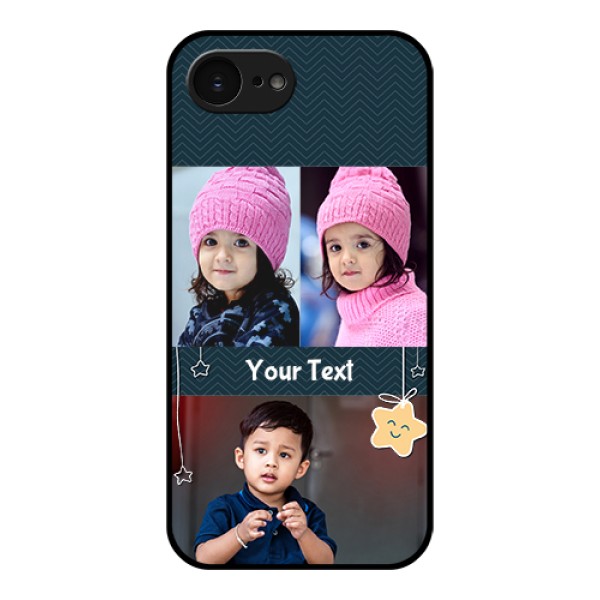 Apple iPhone 17e Custom Glass Phone Case - Hanging Stars Design