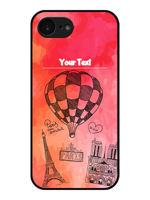 Custom Apple iPhone 17e Custom Glass Phone Case - Paris Theme Design