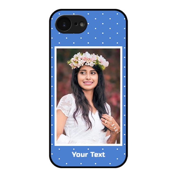 Apple iPhone 17e Custom Glass Phone Case - Polka Dots Design