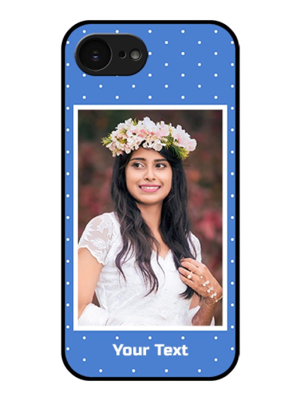 Custom Apple iPhone 17e Custom Glass Phone Case - Polka Dots Design