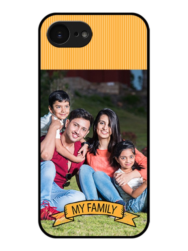Custom Apple iPhone 17e Custom Glass Phone Case - My Family Design