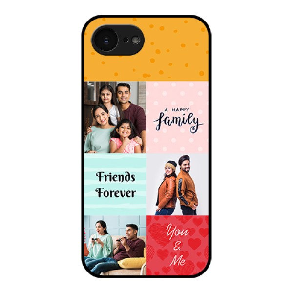Apple iPhone 17e Custom Glass Phone Case - Images With Quotes Design Apple iPhone 17e Custom Glass Phone Case - Images With Quotes Design