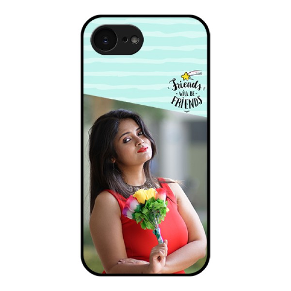 Apple iPhone 17e Custom Glass Phone Case - Friends Picture Icon Design Apple iPhone 17e Custom Glass Phone Case - Friends Picture Icon Design