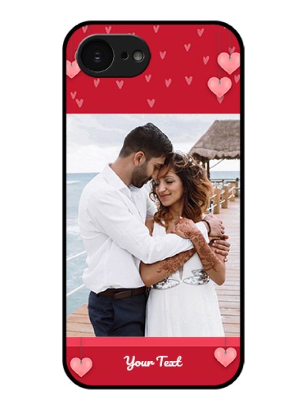 Custom Apple iPhone 17e Custom Glass Phone Case - Valentines Day Design