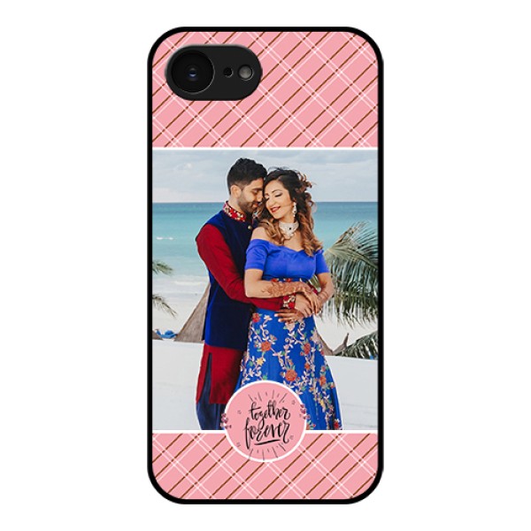 Apple iPhone 17e Custom Glass Phone Case - Together Forever Design