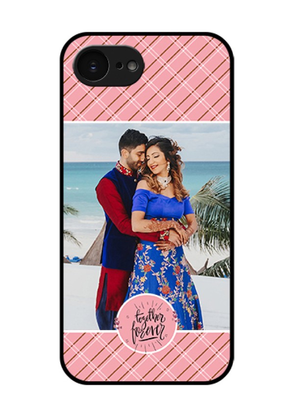 Apple iPhone 17e Custom Glass Phone Case - Together Forever Design