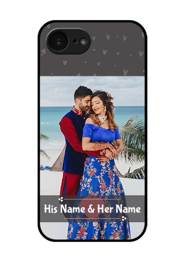 Apple iPhone 17e Custom Glass Phone Case - Buy Love Design With Photo Online