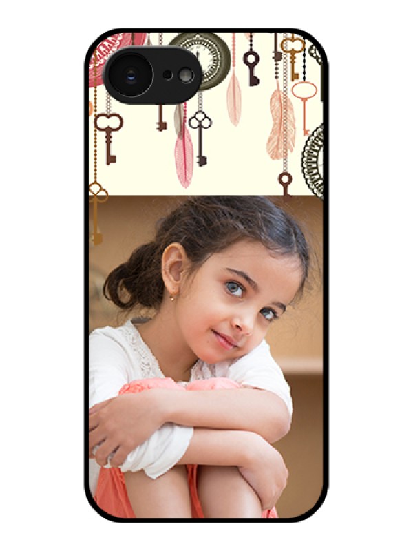 Custom Apple iPhone 17e Custom Glass Phone Case - Boho Style Design
