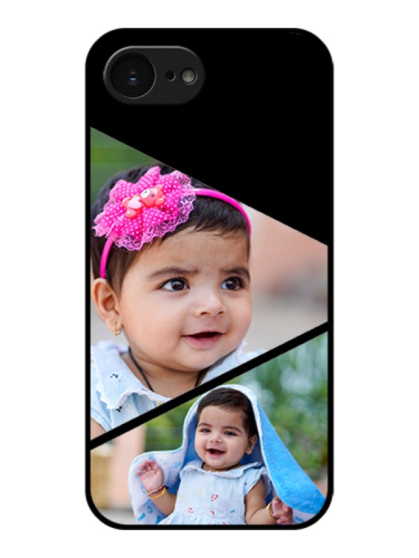 Custom Apple iPhone 17e Custom Glass Phone Case - Semi Cut Design