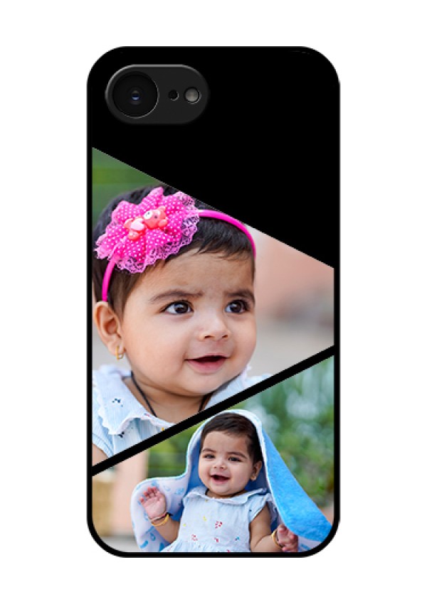 Apple iPhone 17e Custom Glass Phone Case - Semi Cut Design