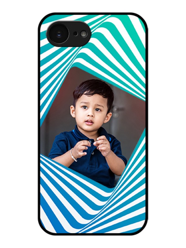 Custom Apple iPhone 17e Custom Glass Phone Case - Abstract Spiral Design