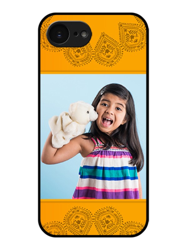 Custom Apple iPhone 17e Custom Glass Phone Case - Photo Wedding Design