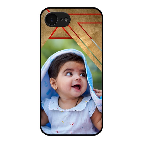 Apple iPhone 17e Custom Glass Phone Case - Gradient Abstract Texture Design