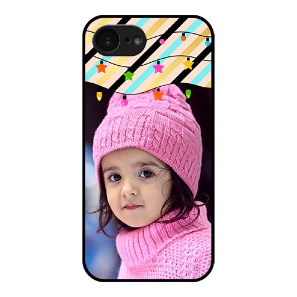 Apple iPhone 17e Custom Glass Phone Case - Lights Hanging Design Apple iPhone 17e Custom Glass Phone Case - Lights Hanging Design