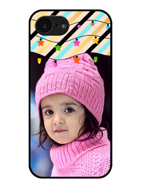 Custom Apple iPhone 17e Custom Glass Phone Case - Lights Hanging Design