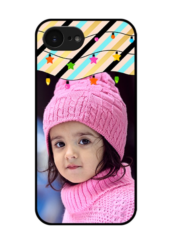 Apple iPhone 17e Custom Glass Phone Case - Lights Hanging Design